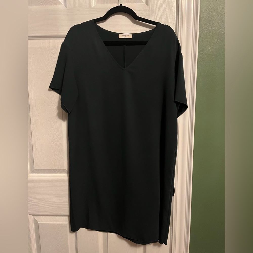 Dark green Aritzia Babaton dress